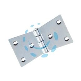 CERNIERE A CODA DI RONDINE ART.109 - mm.55x110x2 spess. - 4 fori