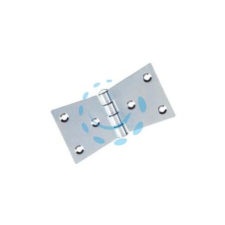 CERNIERE A CODA DI RONDINE ART.109 - mm.55x110x2 spess. - 4 fori