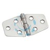 CERNIERE PER NAUTICA A BISCOTTO SIMMETRICHE IN ACCIAIO INOX ART.854IN - mm.40x70x1,5 spess.