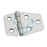 CERNIERE PER NAUTICA A BISCOTTO ASIMMETRICHE IN ACCIAIO INOX ART.852IN - mm.40x55x1,5 spess.