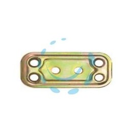 PIASTRA DI GIUNZIONE DRITTA ART.748 - mm.60x30x2,2 spess.