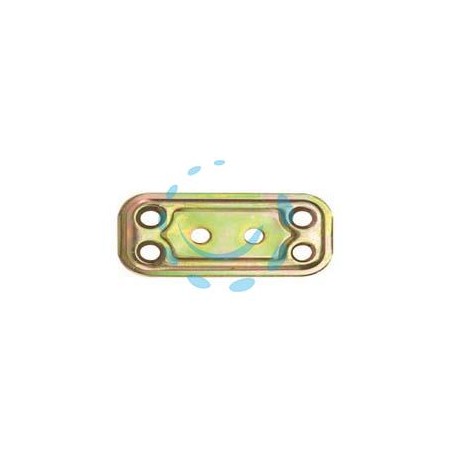 PIASTRA DI GIUNZIONE DRITTA ART.748 - mm.60x30x2,2 spess.