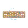 PIASTRA DI GIUNZIONE DRITTA ART.745 - mm.60x40x2,2 spess.