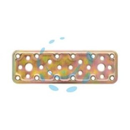 PIASTRA DI GIUNZIONE DRITTA ART.745 - mm.120x40x2,2 spess.