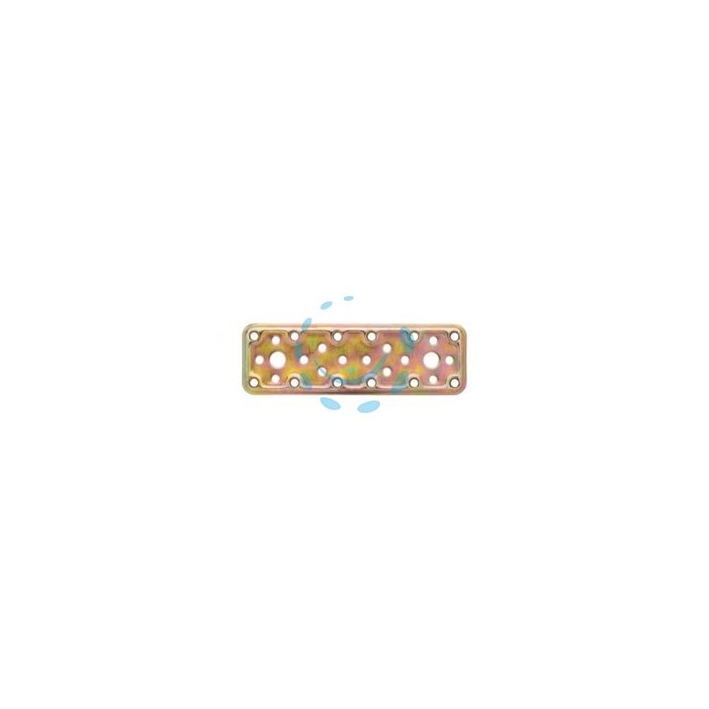 PIASTRA DI GIUNZIONE DRITTA ART.745 - mm.160x40x2,2 spess.