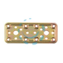 PIASTRA DI GIUNZIONE PESANTE DRITTA ART.770 - mm.200x50x2,2 spess.