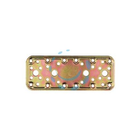 PIASTRA DI GIUNZIONE PESANTE DRITTA ART.772 - mm.180x65x2,2 spess.