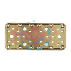 PIASTRA DI GIUNZIONE PESANTE DRITTA ART.774 - mm.180x90x2,2 spess.