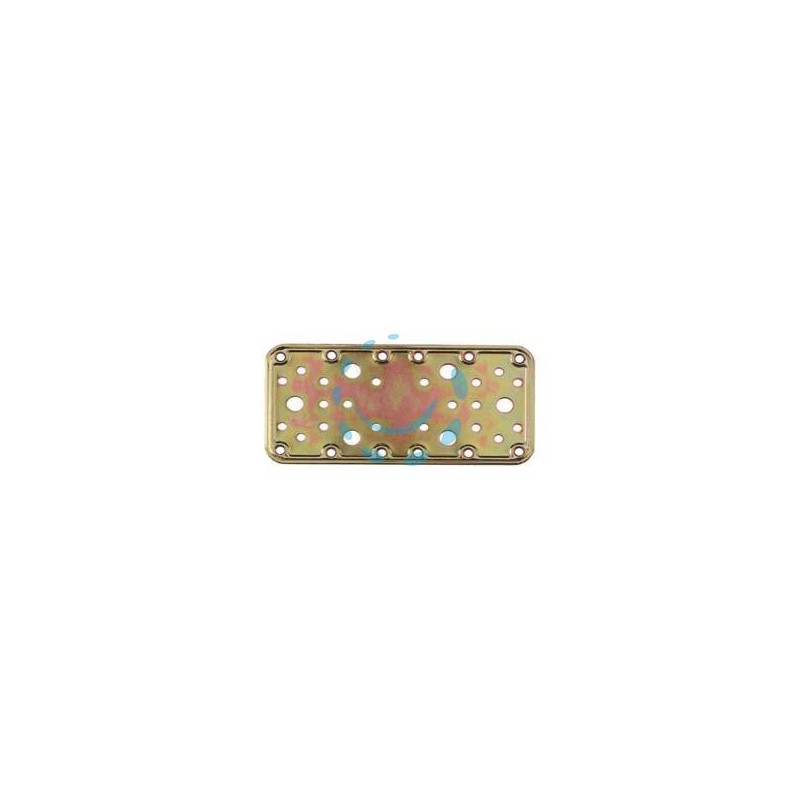 PIASTRA DI GIUNZIONE PESANTE DRITTA ART.774 - mm.180x90x2,2 spess.