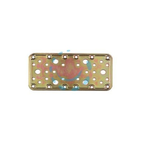 PIASTRA DI GIUNZIONE PESANTE DRITTA ART.774 - mm.180x90x2,2 spess.
