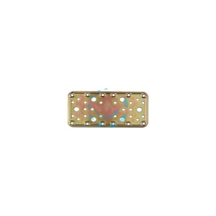 PIASTRA DI GIUNZIONE PESANTE DRITTA ART.774 - mm.180x90x2,2 spess.