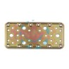 PIASTRA DI GIUNZIONE PESANTE DRITTA ART.774 - mm.180x90x2,2 spess.