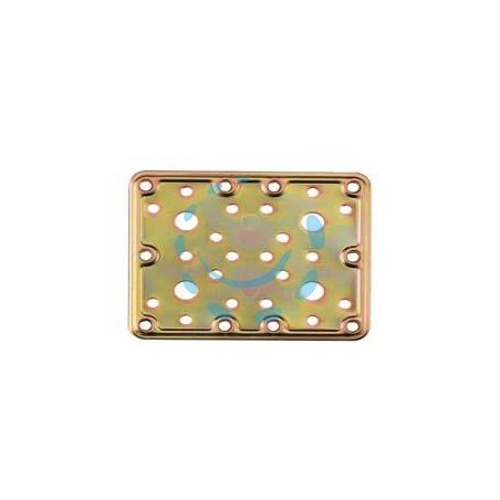PIASTRA DI GIUNZIONE PESANTE DRITTA ART.776 - mm.160x100x2,2 spess.