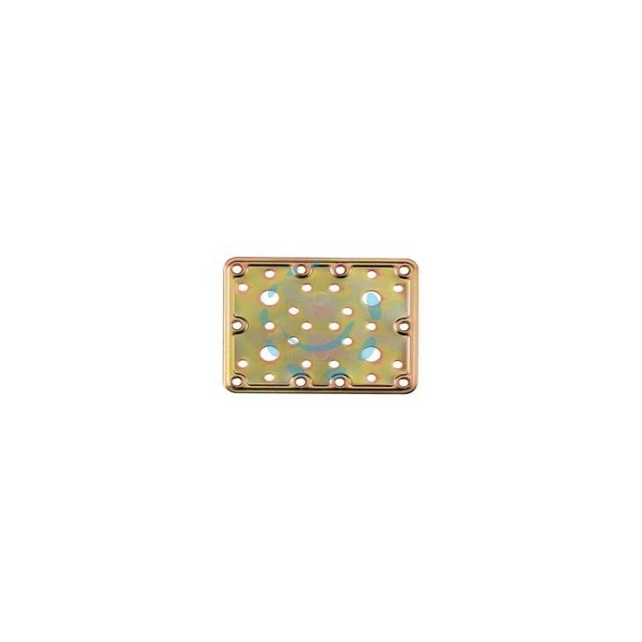 PIASTRA DI GIUNZIONE PESANTE DRITTA ART.776 - mm.160x100x2,2 spess.