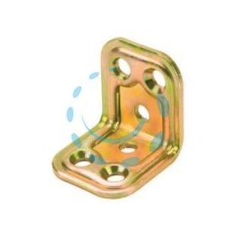 PIASTRA DI GIUNZIONE PESANTE AD ANGOLO ART.749 - mm.30x30x30x2,2 spess.