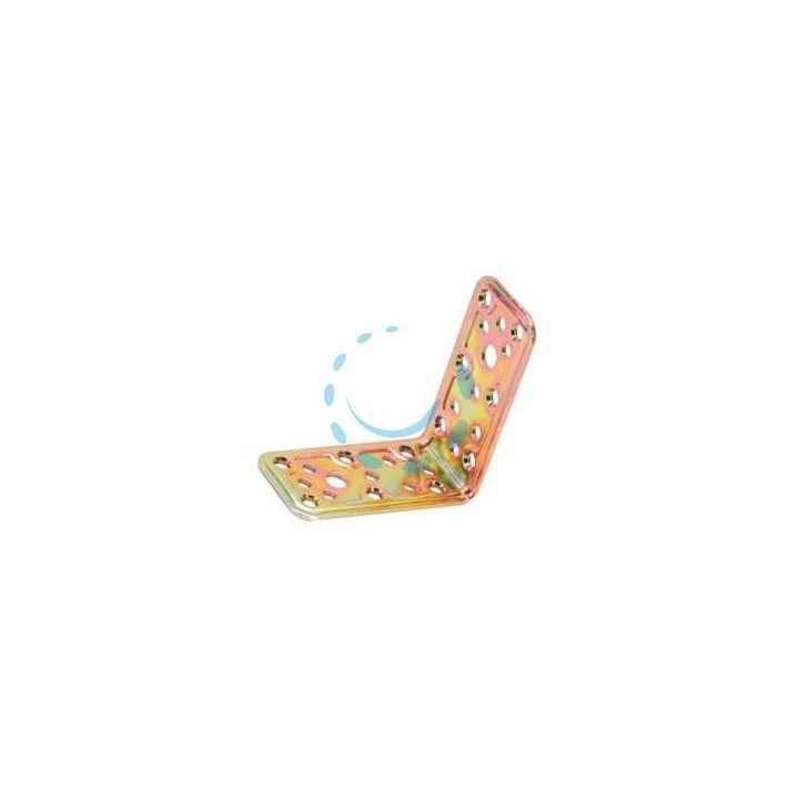 PIASTRA DI GIUNZIONE PESANTE AD ANGOLO ART.746 - mm.30x30x40x2,2 spess.