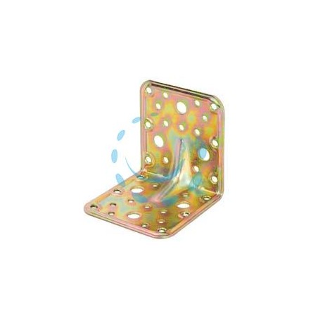 PIASTRA DI GIUNZIONE PESANTE AD ANGOLO ART.775 - mm.90x90x90x2,2 spess.