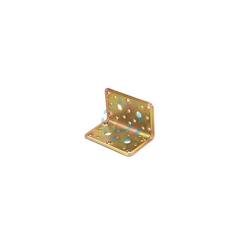 PIASTRA DI GIUNZIONE PESANTE AD ANGOLO ART.777 - mm.60x60x100x2,2 spess.