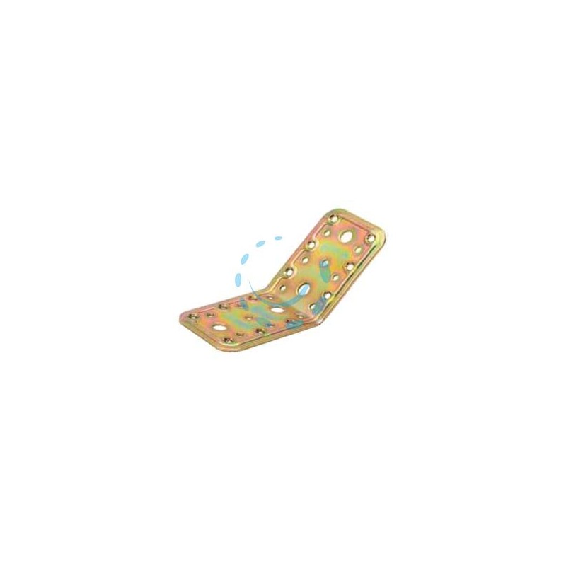 PIASTRA DI GIUNZIONE PESANTE AD ANGOLO 135° ART.760 - mm.90x90x65x2,2 spess.