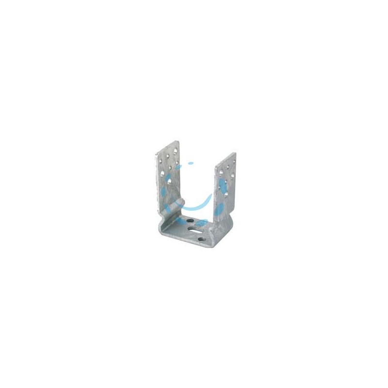 STAFFA A PAVIMENTO AD AVVITARE PER TRAVE ART.791 - mm.71x60x125x5 spess.