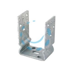 STAFFA A PAVIMENTO AD AVVITARE PER TRAVE ART.791 - mm.81x60x125x5 spess.