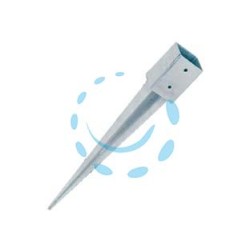 SUPPORTO DA PIANTARE SU TERRENO PER TRAVE ART.797 - mm.91x91x750