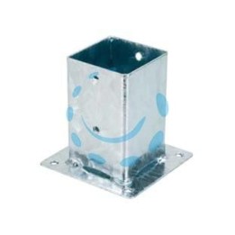 SUPPORTO A PAVIMENTO CON PIASTRA PER TRAVE ART.799 - mm.91x91