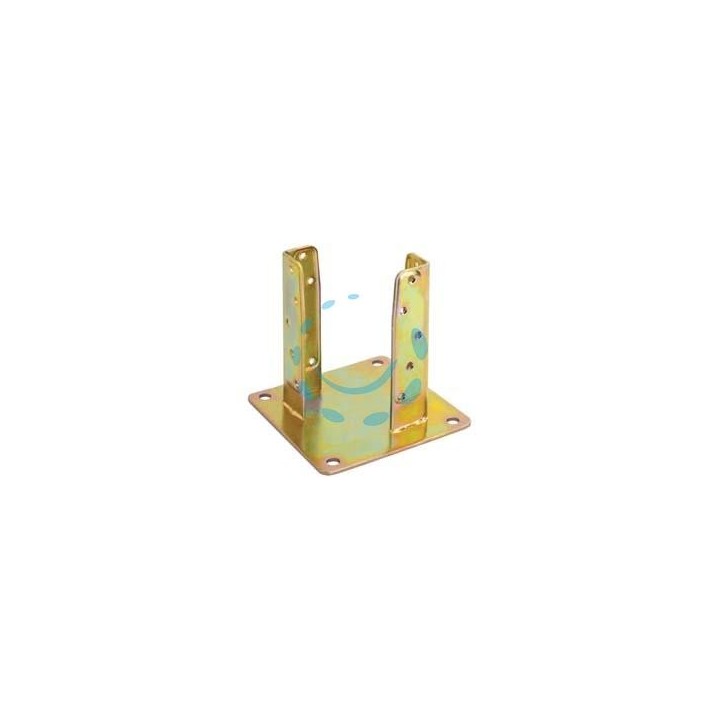 SUPPORTO A PAVIMENTO CON PIASTRA PER TRAVE ART.800 - mm.82x82x5 spess.