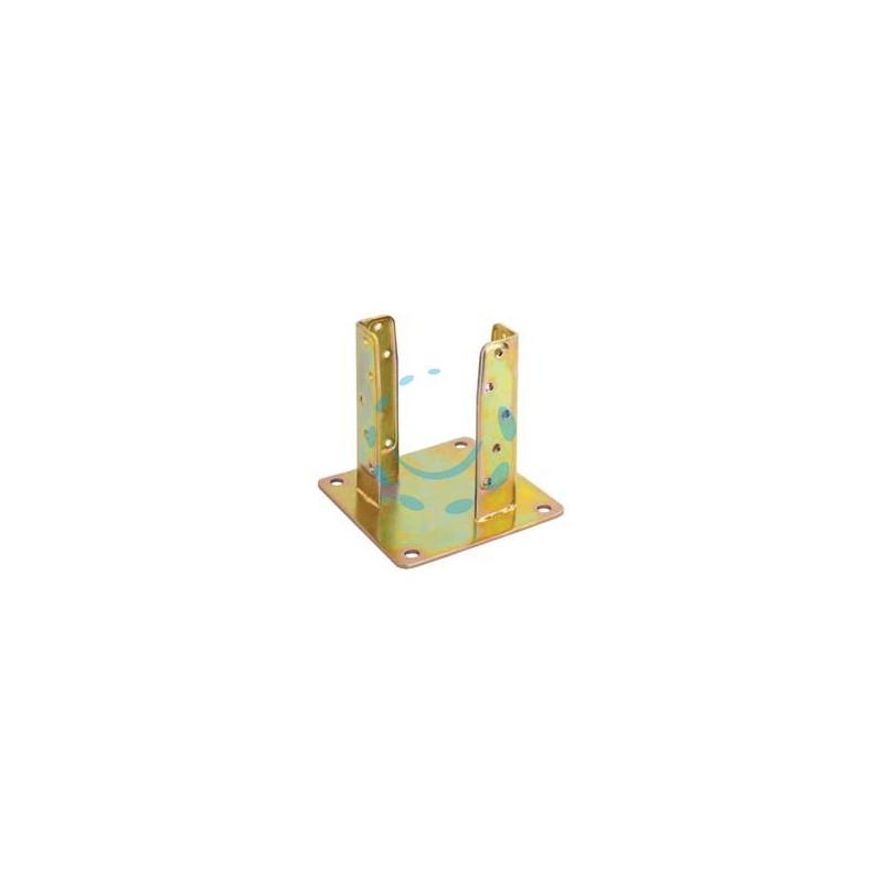 SUPPORTO A PAVIMENTO CON PIASTRA PER TRAVE ART.800 - mm.92x92x5 spess.