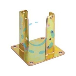 SUPPORTO A PAVIMENTO CON PIASTRA PER TRAVE ART.800 - mm.182x182x5 spess.