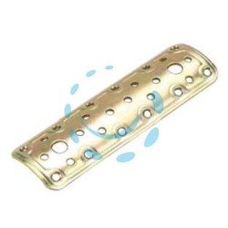 PIASTRA DI GIUNZIONE DRITTA PER PALO TONDO ART.900 - mm.160x50x2,2 spess.