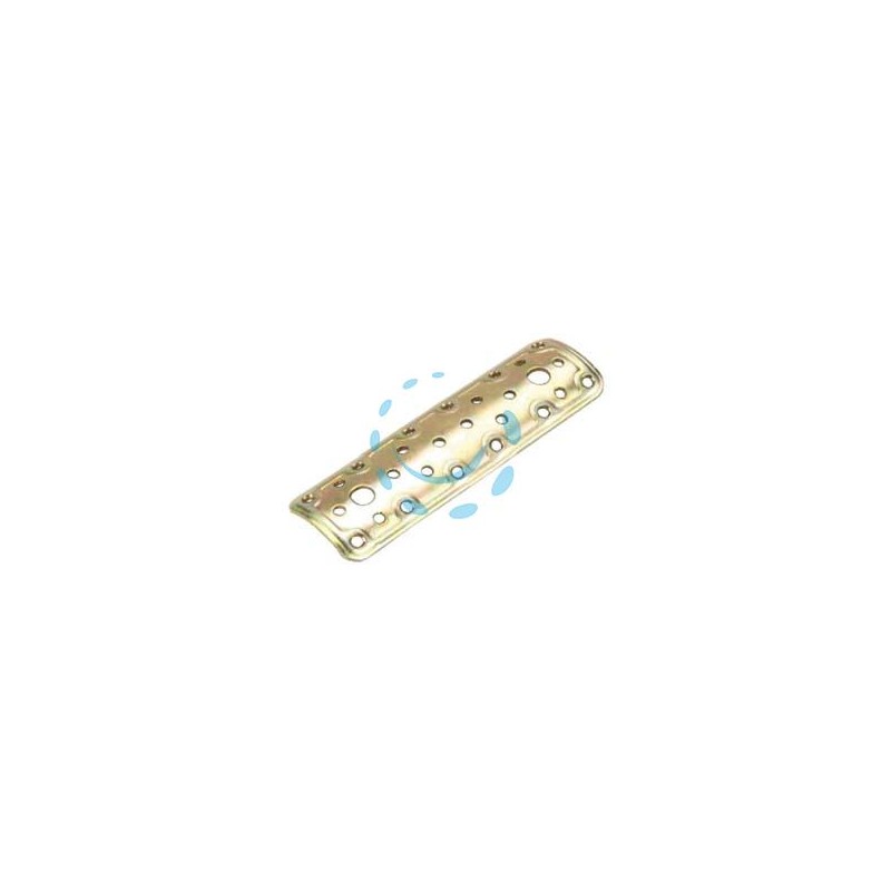 PIASTRA DI GIUNZIONE DRITTA PER PALO TONDO ART.900 - mm.160x50x2,2 spess.
