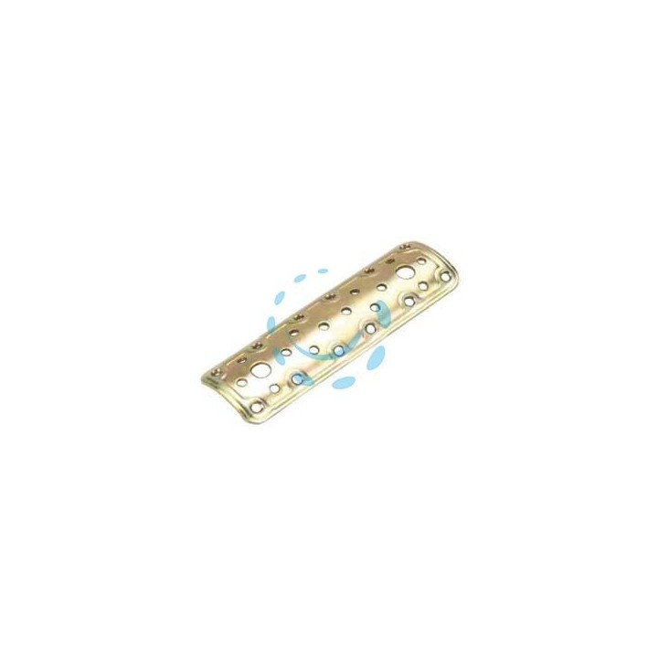 PIASTRA DI GIUNZIONE DRITTA PER PALO TONDO ART.900 - mm.160x50x2,2 spess.