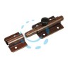 CATENACCIO TRASVERSALE LEGGERO ASTA TONDA CON INCONTRO ART.216 - mm.120x36