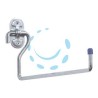 GANCIO DRITTO A PARETE IN ACCIAIO ZINCATO ART.4030 - mm.120x150x25 - ø mm.9 