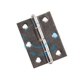 CERNIERE CON PERNO SFILABILE IN ACCIAIO NICHELATO - mm.40x35