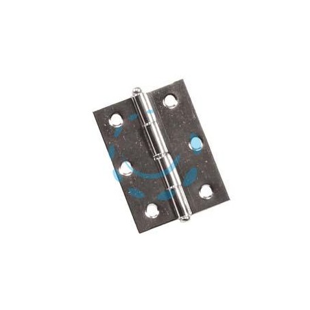 CERNIERE CON PERNO SFILABILE IN ACCIAIO NICHELATO - mm.50x40