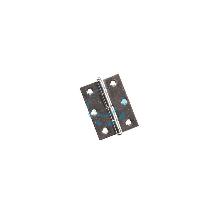 CERNIERE CON PERNO SFILABILE IN ACCIAIO NICHELATO - mm.50x40