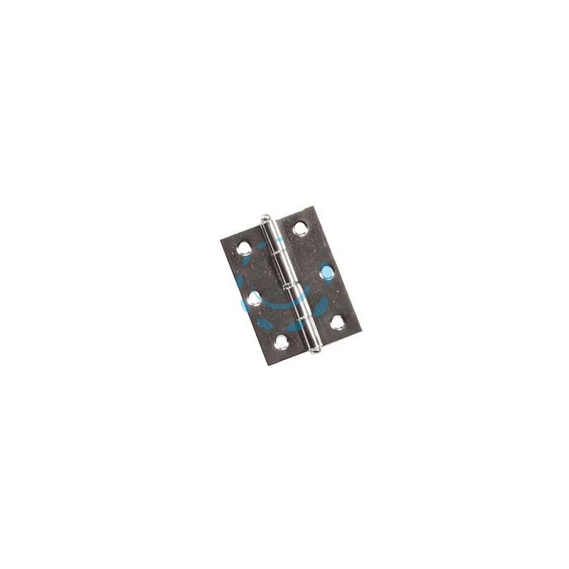 CERNIERE CON PERNO SFILABILE IN ACCIAIO NICHELATO - mm.60x50