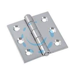 CERNIERE IN ACCIAIO INOX PERNO SFILABILE EXTRAPESANTI - mm.65x65x2,0