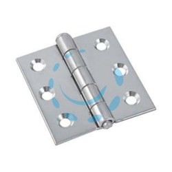 CERNIERE IN ACCIAIO INOX PERNO SFILABILE EXTRAPESANTI - mm.65x65x2,0