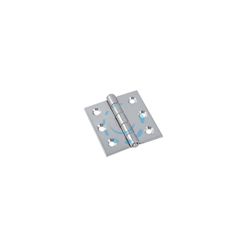CERNIERE IN ACCIAIO INOX PERNO SFILABILE EXTRAPESANTI - mm.65x65x2,0