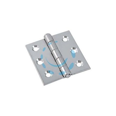 CERNIERE IN ACCIAIO INOX PERNO SFILABILE EXTRAPESANTI - mm.65x65x2,0