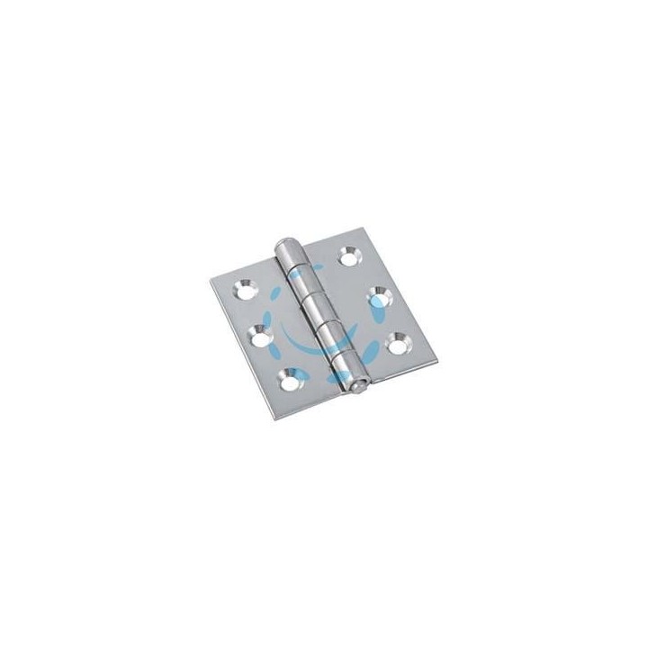 CERNIERE IN ACCIAIO INOX PERNO SFILABILE EXTRAPESANTI - mm.65x65x2,0