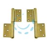 CERNIERA IN GROSSEZZA IN OTTONE LUCIDO - mm.100 DX