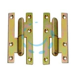 CERNIERE PAUMELLES IN ACCIAIO TROPICALIZZATO - mm.110x55x3,0 SX