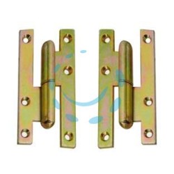 CERNIERE PAUMELLES IN ACCIAIO TROPICALIZZATO - mm.110x55x3,0 SX