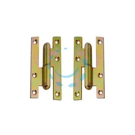 CERNIERE PAUMELLES IN ACCIAIO TROPICALIZZATO - mm.140x60x3,5 DX