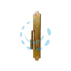 CARDINE A LEGNO PER BANDELLA - mm.172x30 con perno ø mm.12