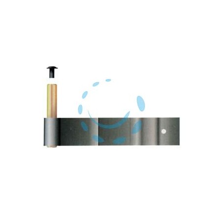 CARDINI A MURARE PERNO FISSO - mm.135x30 perno ø mm.12 - ferro verniciato nero